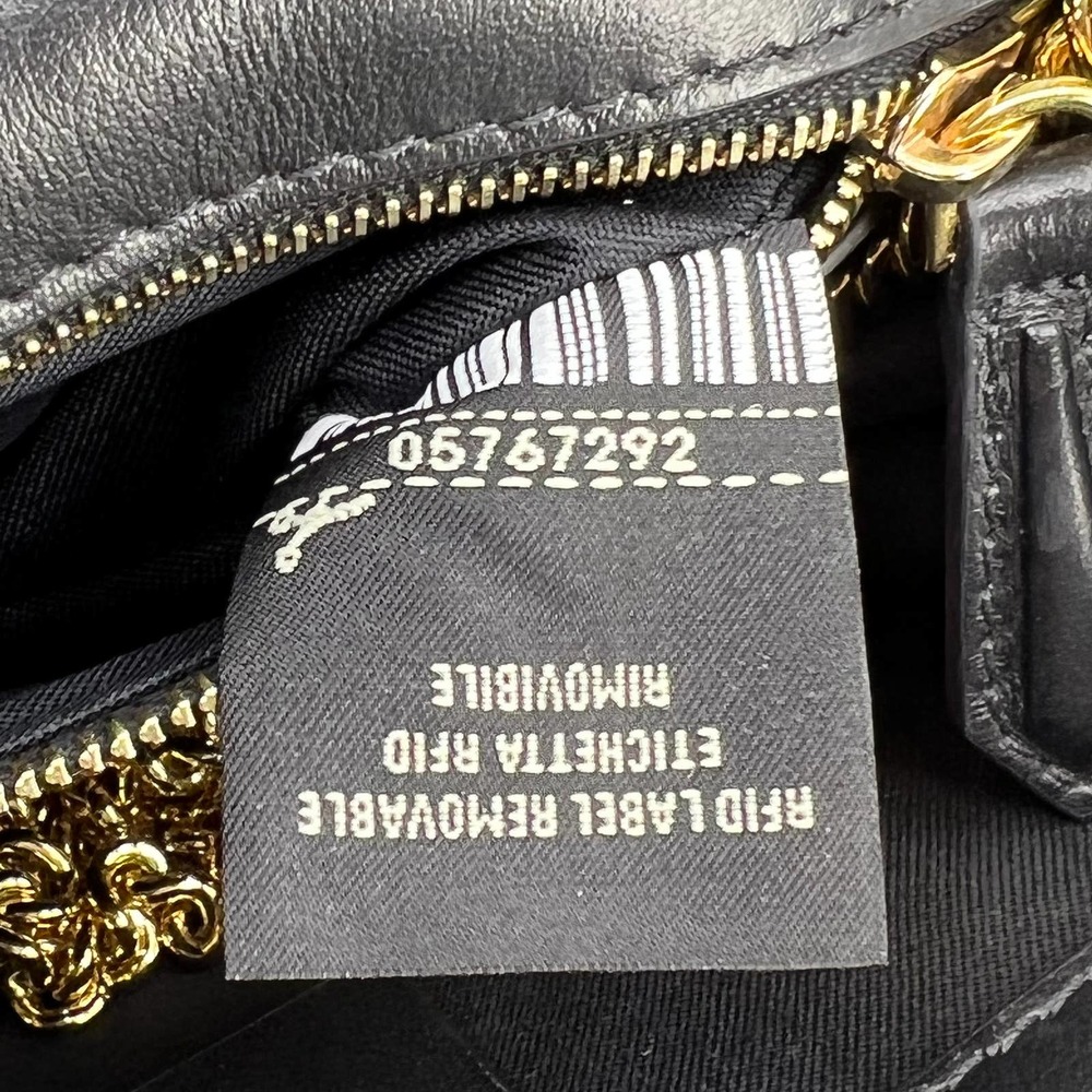 💛SOLD🖤 Fendi Velvet Wallet on Chain in Black - Picture 10 of 11